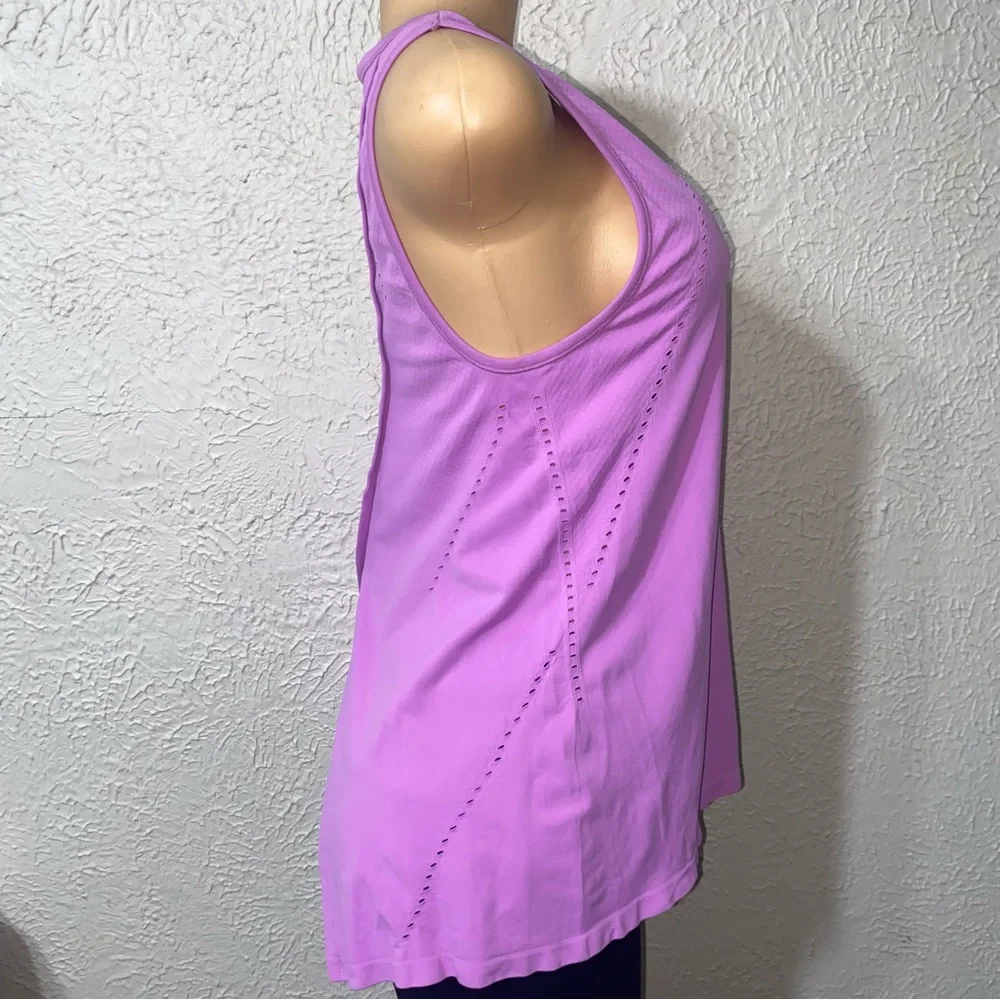 Athleta Foothilll Tank Top Plumeria Purple Medium Athletic Top - Picture 4 of 11